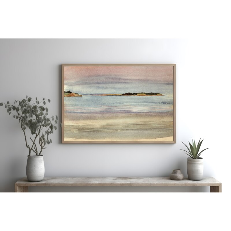 COASTAL WALL ART.  12" x 8", 17" x 11" or 24" x 16".  Fine Art or Canvas Texture Print Paper.  Ready to Frame.  Frame Not Included.